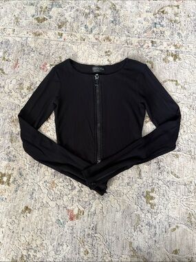 Cute Zipper Looong Sleeve Top